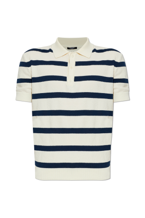 Striped pattern polo