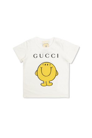 T-shirt with printed logo